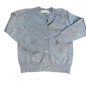 Smiling Pinker heather gray pearl‎ button cardigan sweater SIZE 9